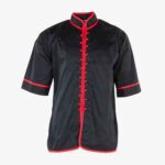 Black Red Trim Uniform Top Only